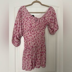 Majorelle Pink flower dress